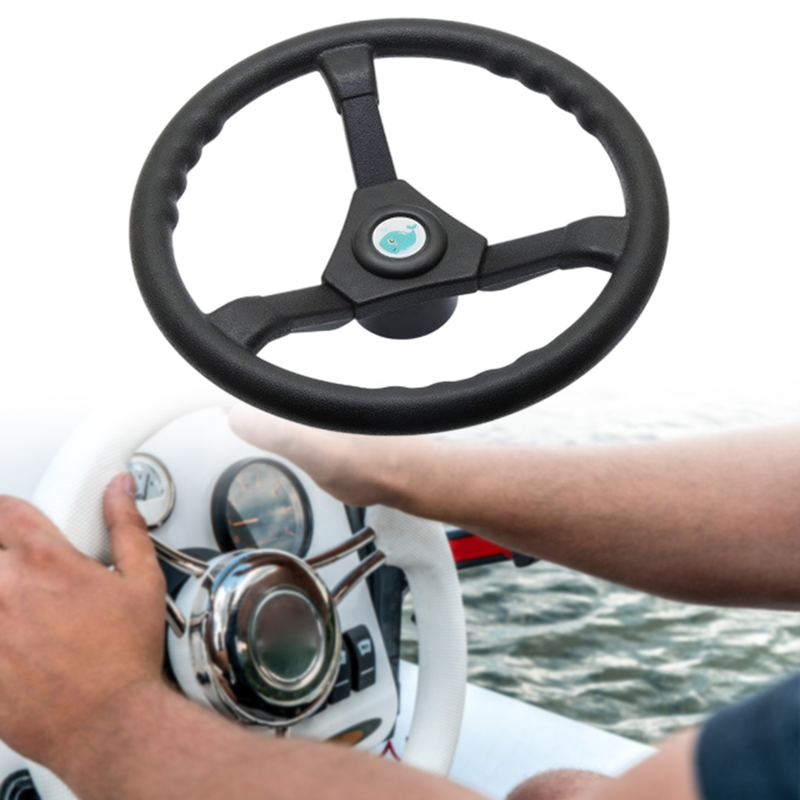 1Pc Boat Steering Wheel Easy I - Fishing Boat Steering Wheel บทวิจารณ์และราคา