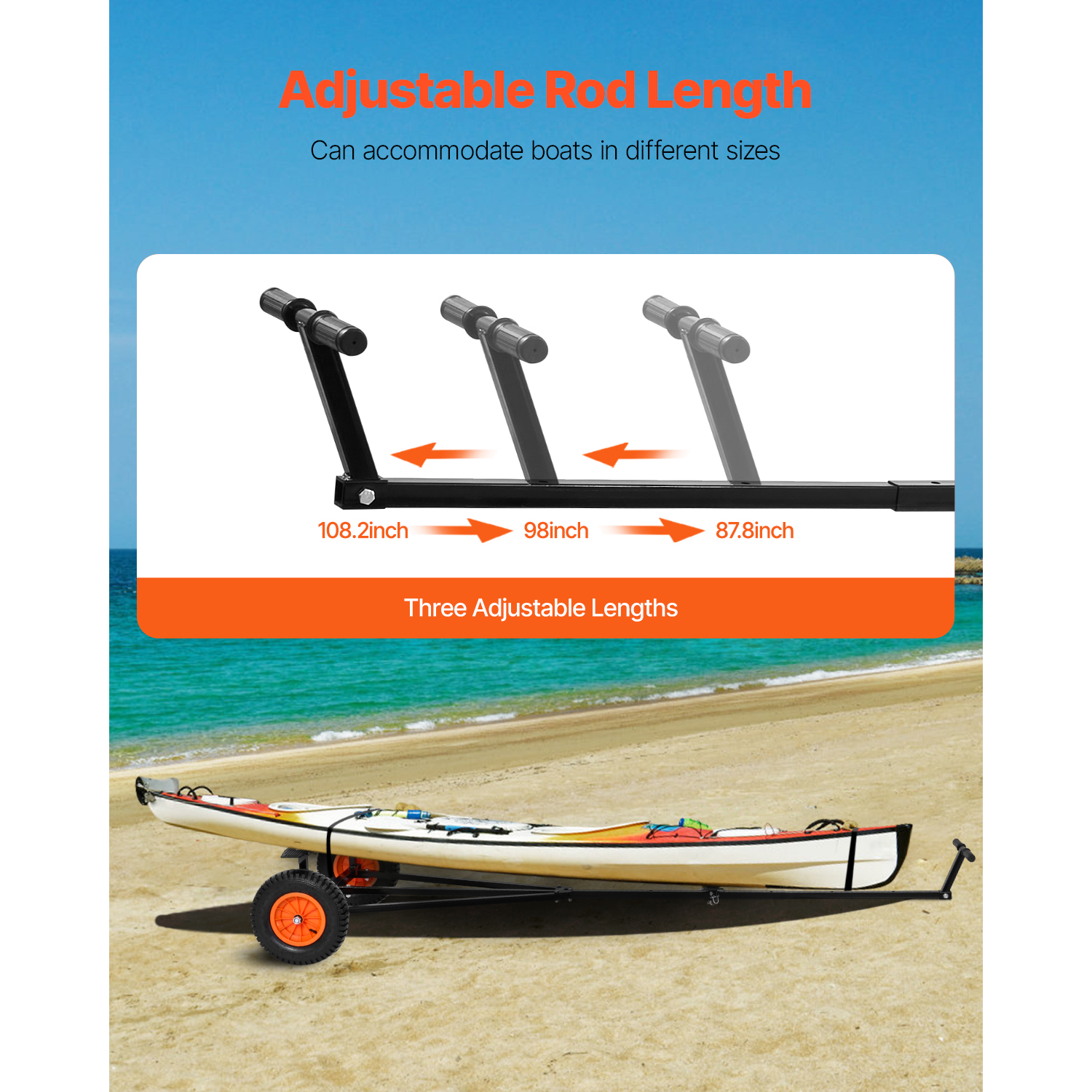 SucceBuy 420lbs Boat Trailer D - Fishing Boat Oar บทวิจารณ์และราคา