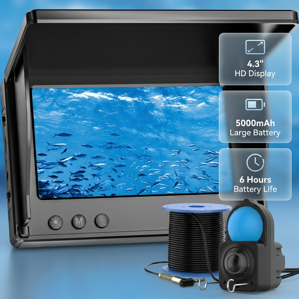 Fish Finder Underwater Camera  - Fishing Boat Depth Finder บทวิจารณ์และราคา