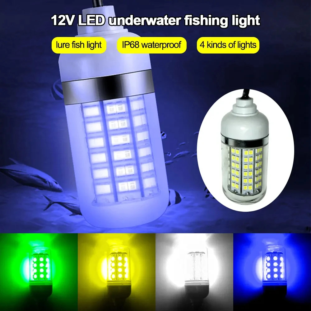 12V Underwater Lamp 15W 108 LE - Fishing Boat Depth Finder บทวิจารณ์และราคา
