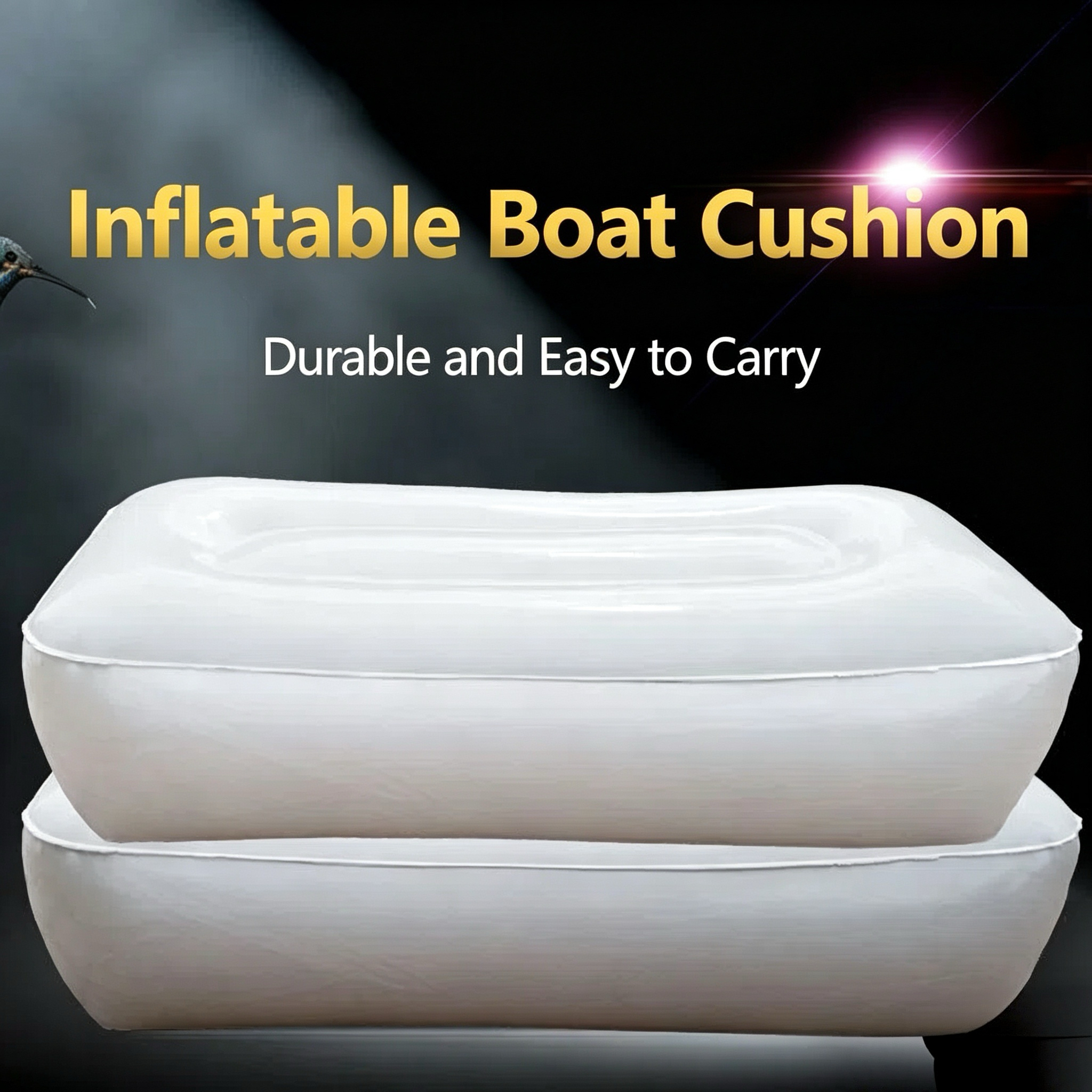Thickened PVC Inflatable Seat, - Fishing Boat Seat บทวิจารณ์และราคา