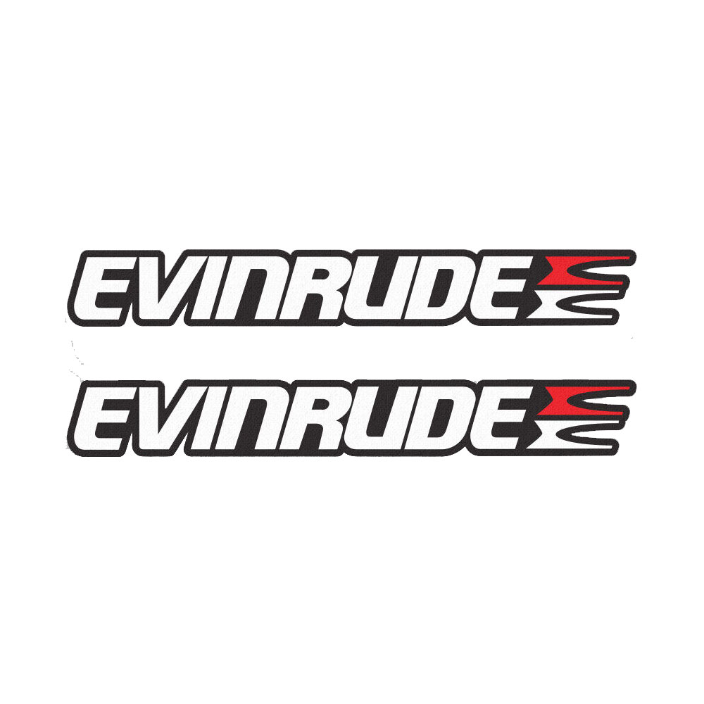 2pcs for Evinrude sticker deca - Fishing Boat Outboard Motor บทวิจารณ์และราคา