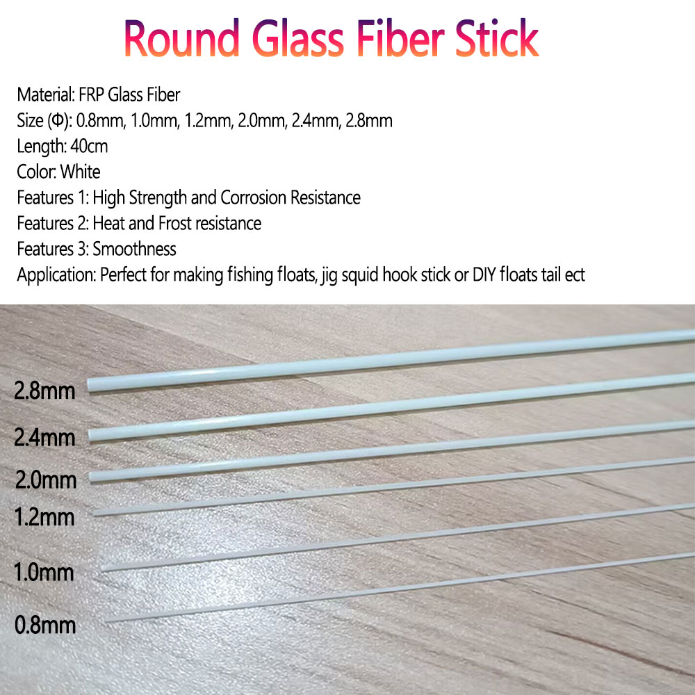 Bimoo 10/20pcs 0.8mm~2.8mm Rou - Fishing Boat Fiberglass บทวิจารณ์และราคา