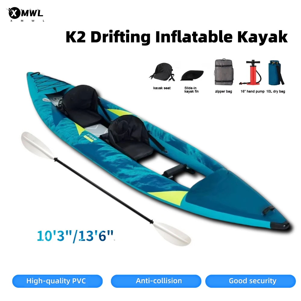 Canoe Kayak Inflatable Boat 1- - Fishing Boat Seat บทวิจารณ์และราคา