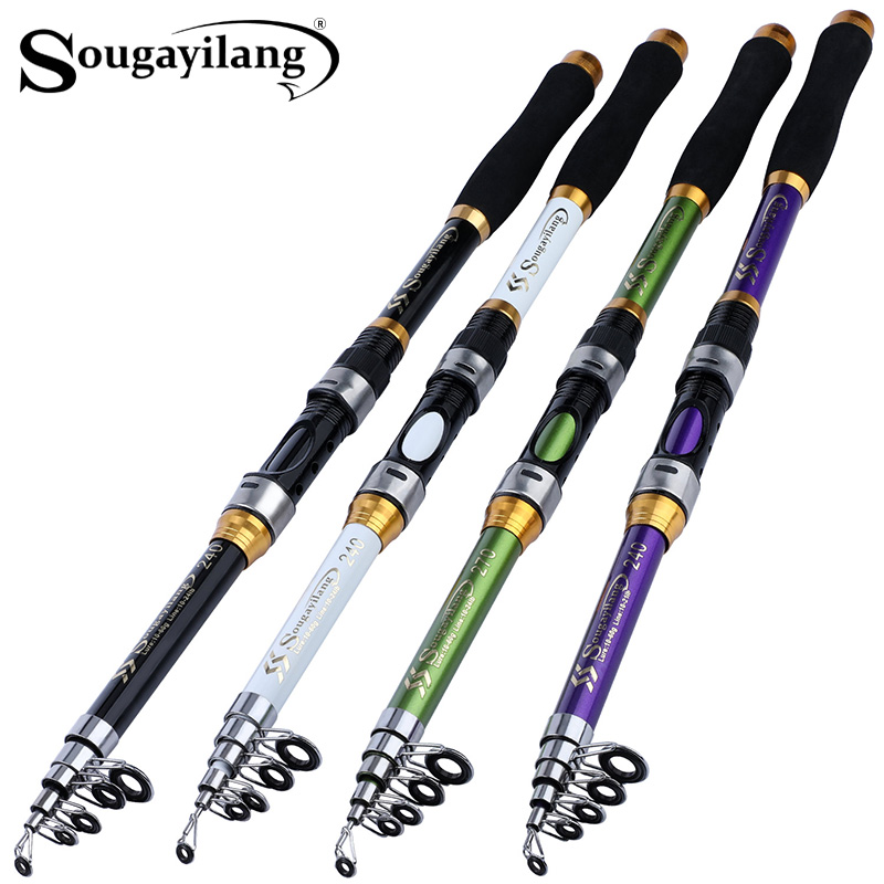 Sougayilang 4 Colors Telescopi - Fishing Boat Fiberglass บทวิจารณ์และราคา