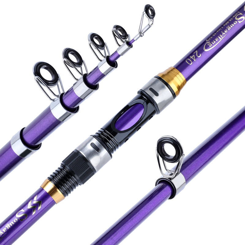 Sougayilang 4 Colors Telescopi - Fishing Boat Fiberglass บทวิจารณ์และราคา