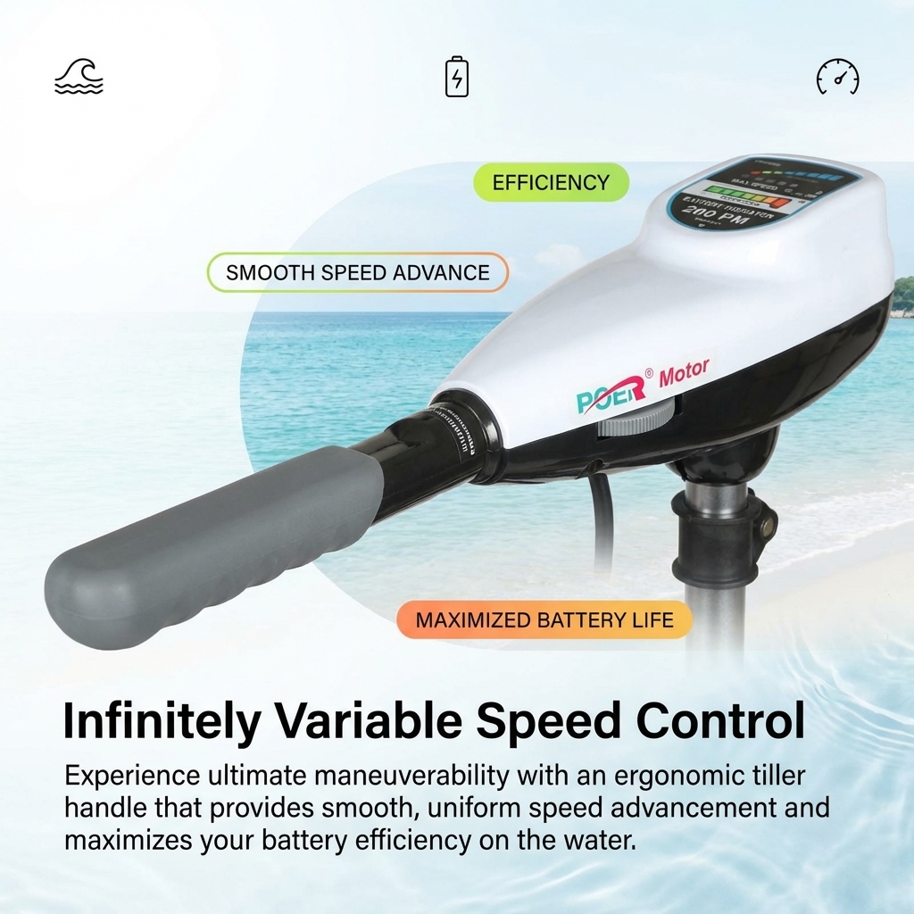 240LBS 300LBS High Thrust Brus - Fishing Boat Outboard Motor บทวิจารณ์และราคา
