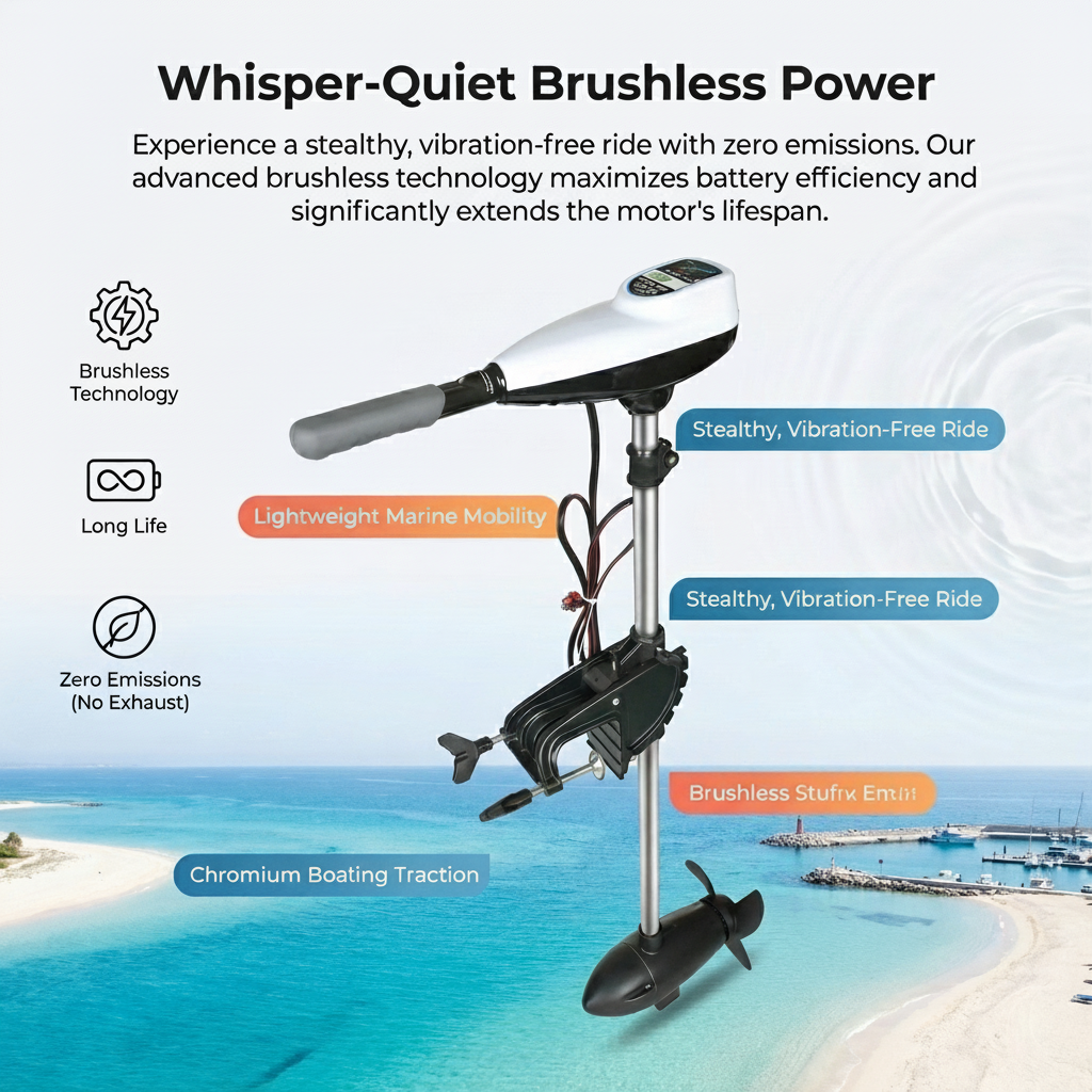 240LBS 300LBS High Thrust Brus - Fishing Boat Outboard Motor บทวิจารณ์และราคา