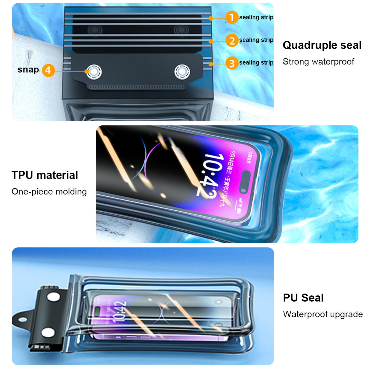 Floating Waterproof Phone Case - Fishing Boat Cover บทวิจารณ์และราคา