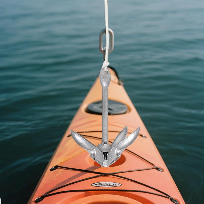 Canoe Anchoring Compact Kayak  - Fishing Boat Anchor บทวิจารณ์และราคา