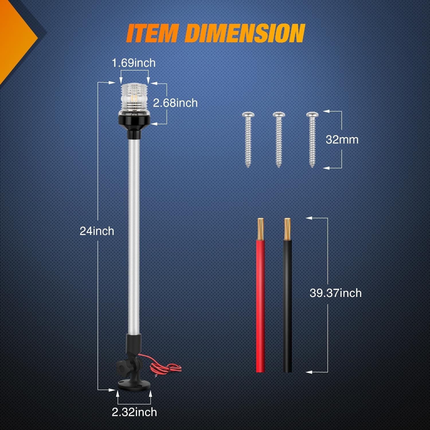 Nilight Marine Boat Stern Ligh - Fishing Boat Anchor บทวิจารณ์และราคา
