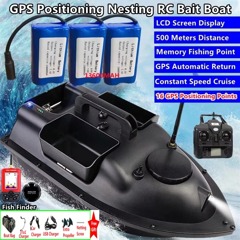 Sonar Finder 16 GPS Auto Retur - Fishing Boat Depth Finder บทวิจารณ์และราคา