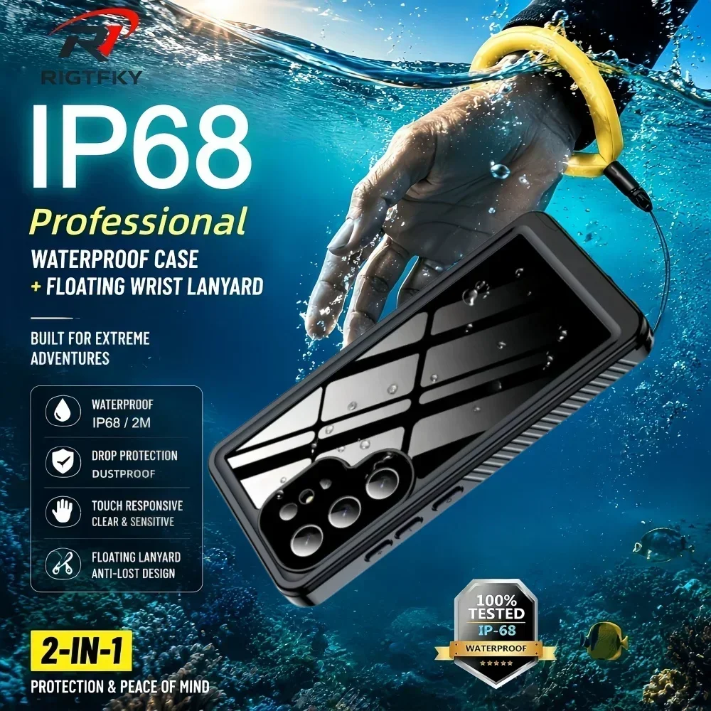 IP68 Waterproof Case for Samsu - Fishing Boat Cover บทวิจารณ์และราคา