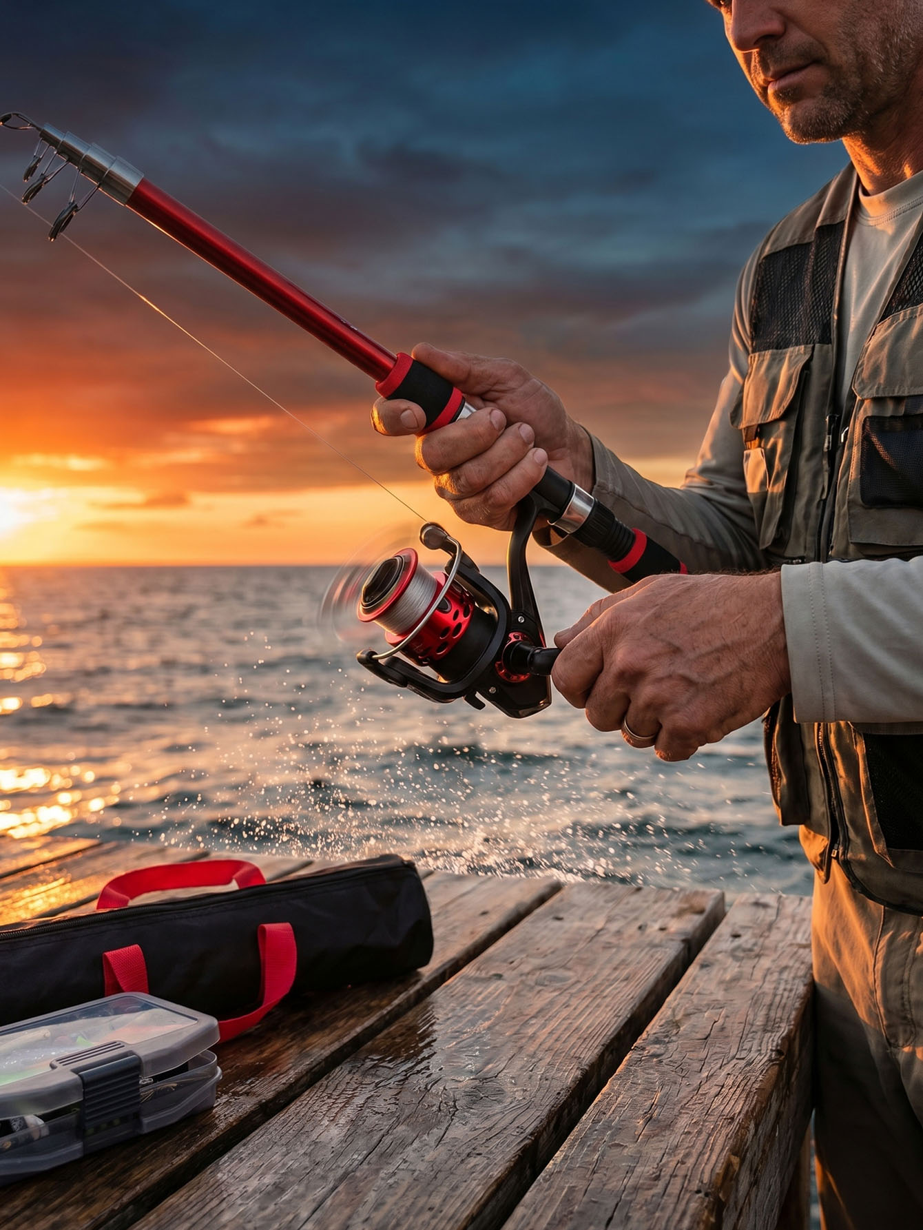 Fishing Rod Reel Combos Collap - Fishing Boat Oar บทวิจารณ์และราคา