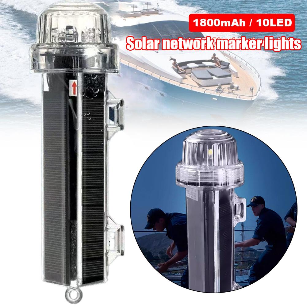 New Solar Ocean Signal Light N - Fishing Boat Navigation Light บทวิจารณ์และราคา