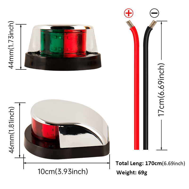 12V LED Marine Navigation Ligh - Fishing Boat Navigation Light บทวิจารณ์และราคา