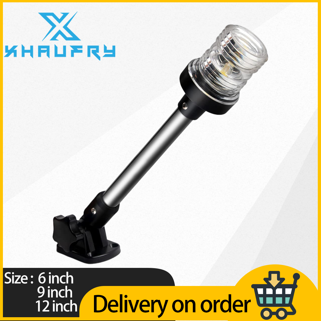 360 Degree White LED Fold Down - Fishing Boat Anchor บทวิจารณ์และราคา