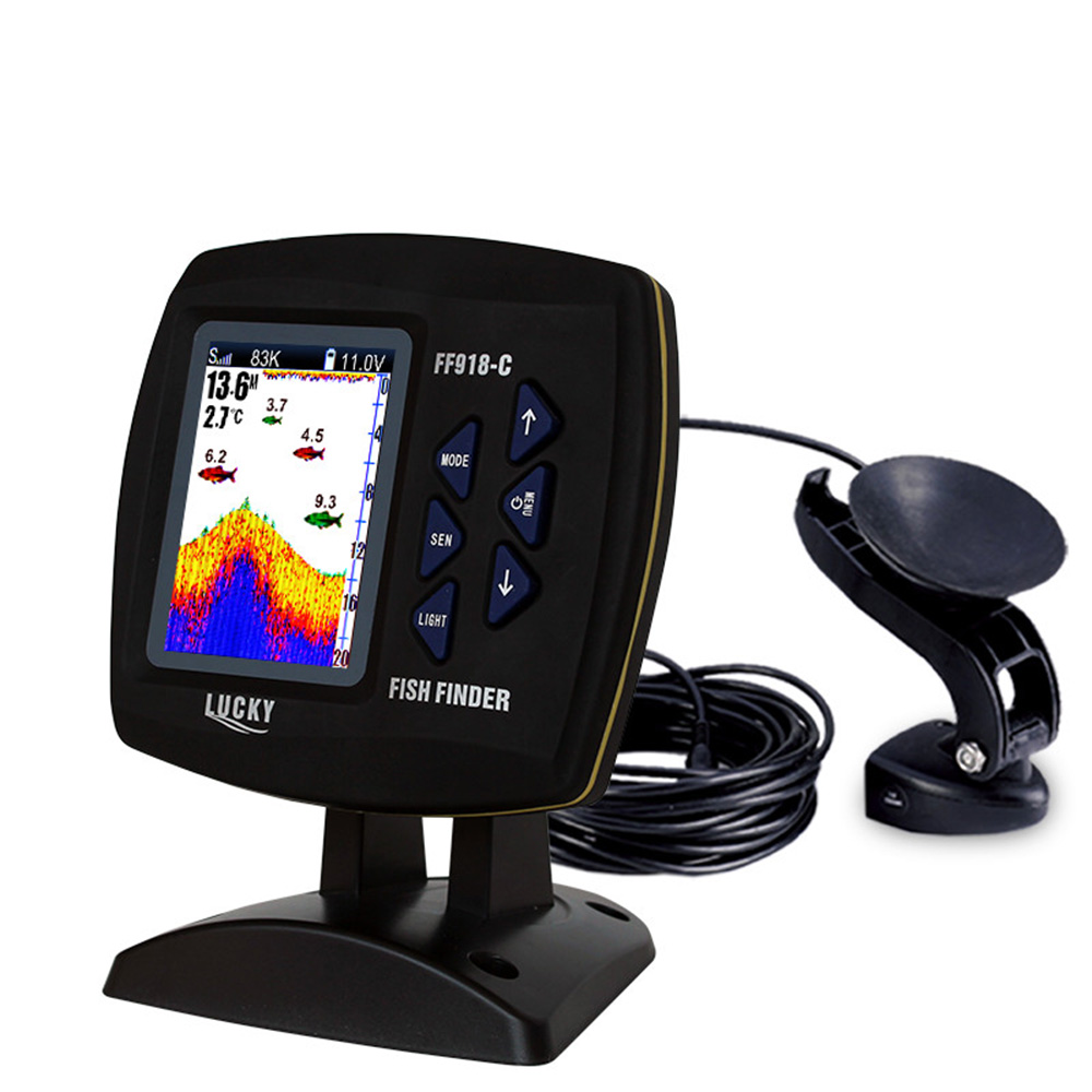 FF918-C100DS Color Screen Wire - Fishing Boat Depth Finder บทวิจารณ์และราคา