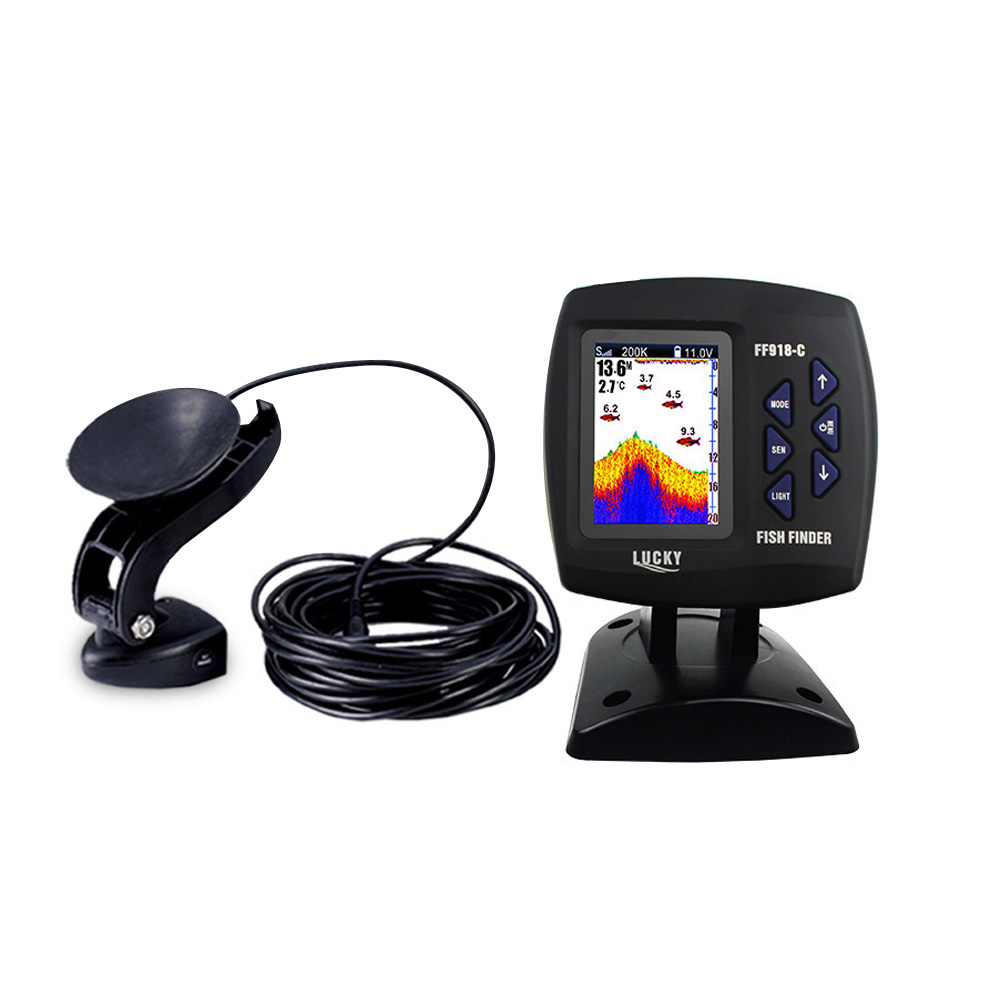 FF918-C100DS Color Screen Wire - Fishing Boat Depth Finder บทวิจารณ์และราคา