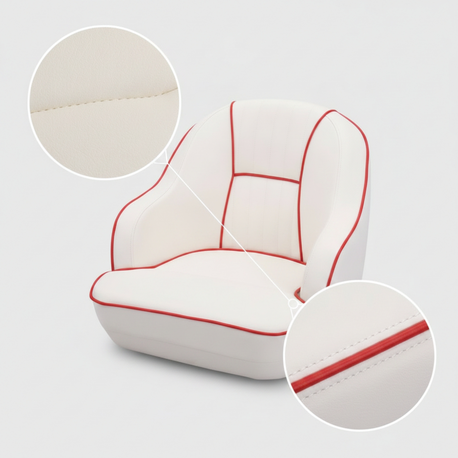 Pilot's Boat Seat Padded Helm  - Fishing Boat Seat บทวิจารณ์และราคา