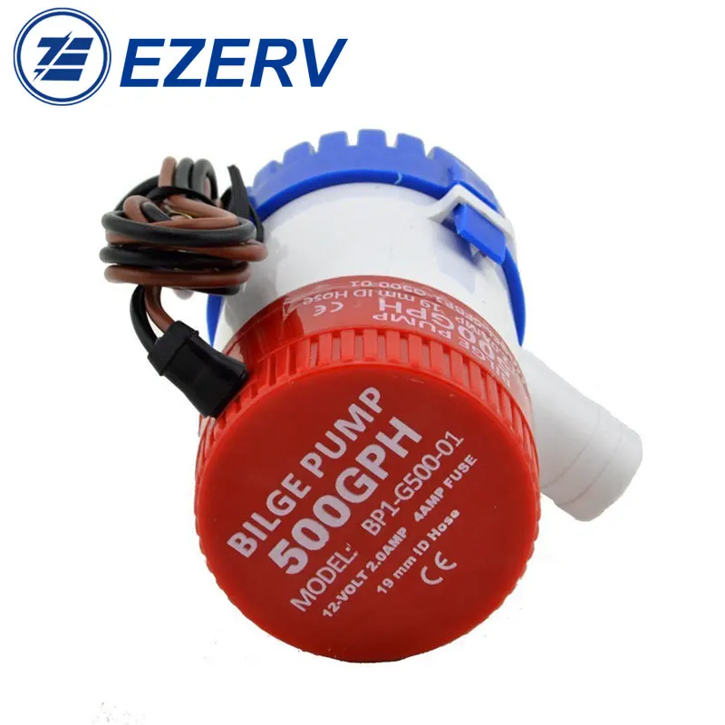 1pc 12V/24V 1100 GPH 750 GPH B - Fishing Boat Bilge Pump บทวิจารณ์และราคา