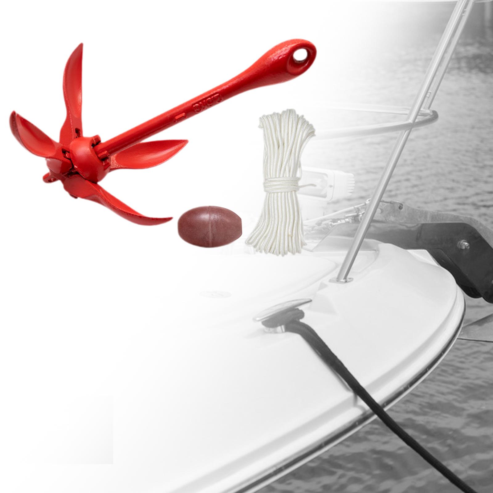 Folding Grapnel Boat Anchor Gr - Fishing Boat Anchor บทวิจารณ์และราคา