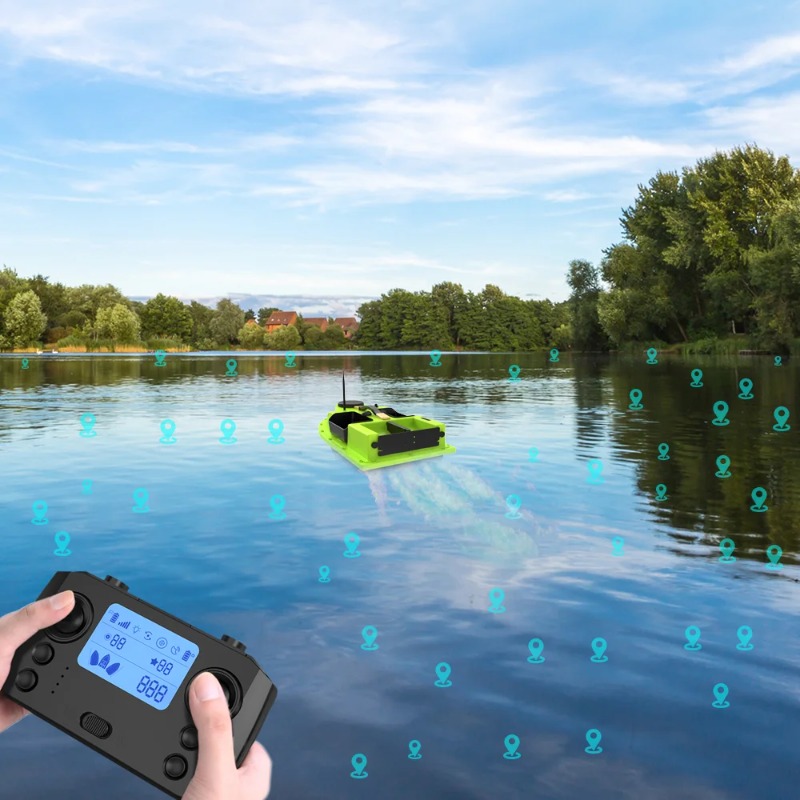 D19 GPS RC Bait Boat 600M 4 Ho - Fishing Boat Gps บทวิจารณ์และราคา