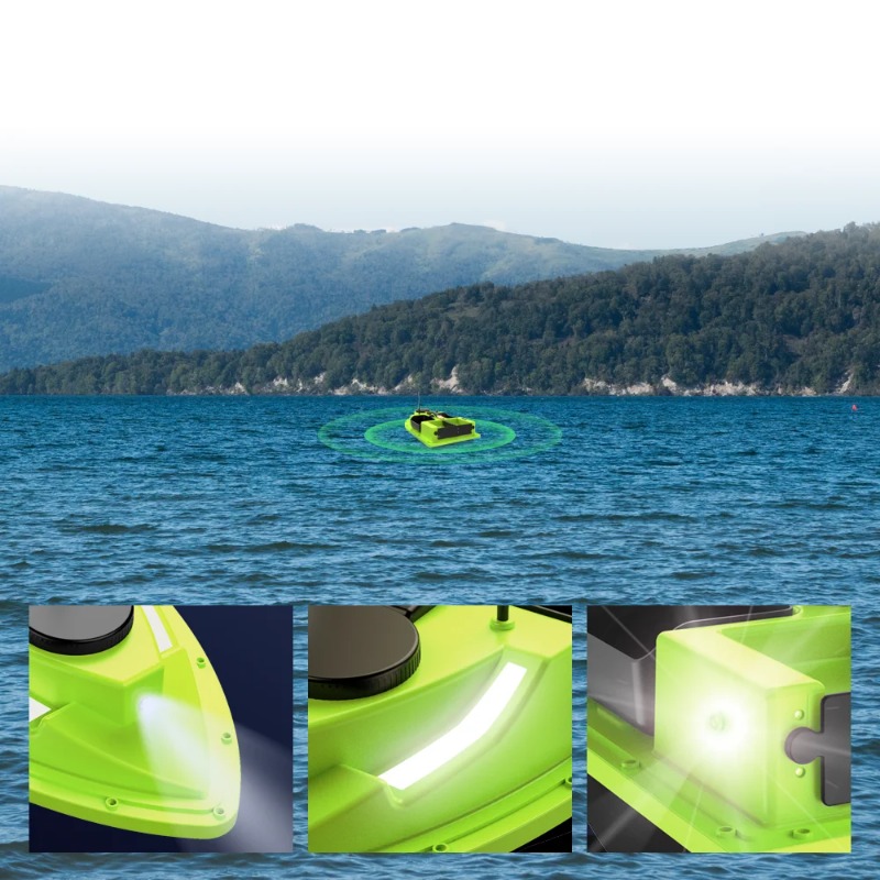 D19 GPS RC Bait Boat 600M 4 Ho - Fishing Boat Gps บทวิจารณ์และราคา