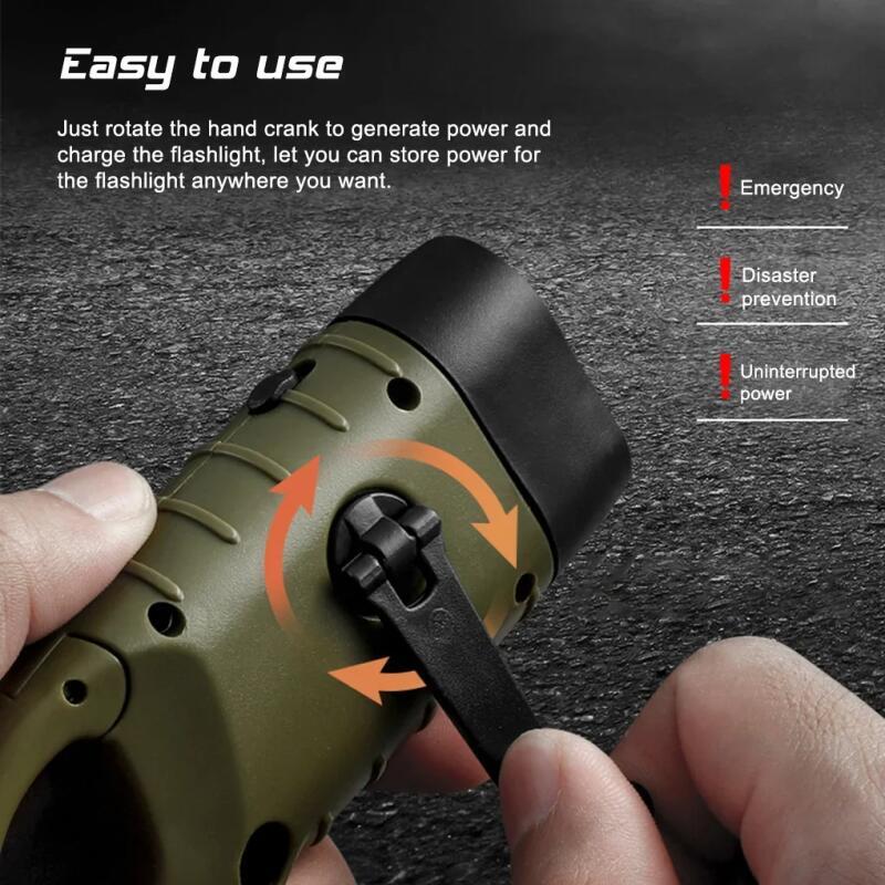 Hand Crank Solar Powered Recha - Fishing Boat Navigation Light บทวิจารณ์และราคา