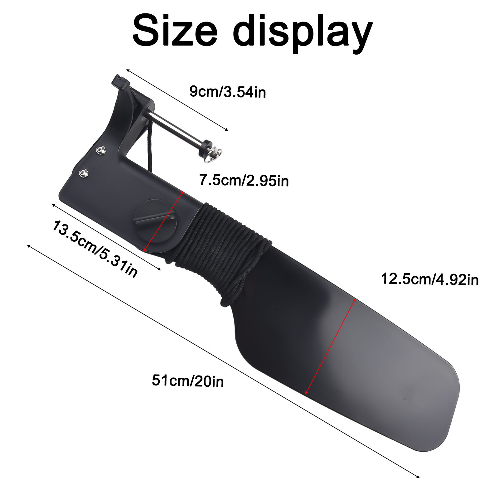 Boat Rudder for Kayak Canoe wi - Fishing Boat Steering Wheel บทวิจารณ์และราคา